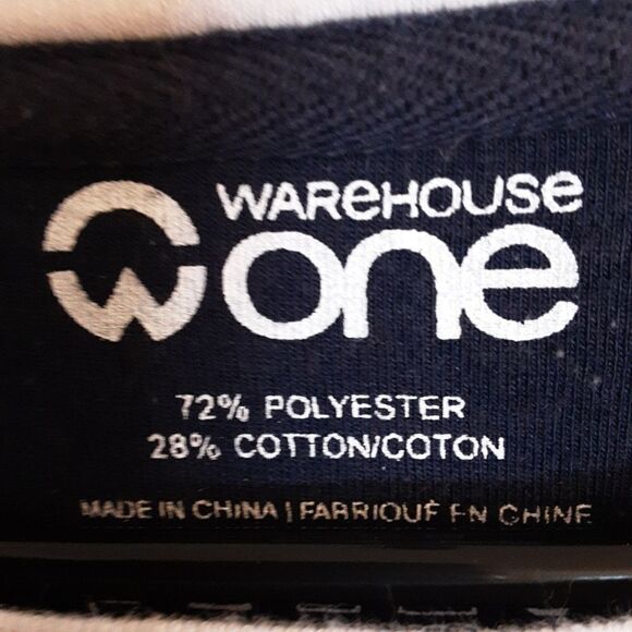 WAREHOUSE ONE Sweater Layered Look V-Neck Tee Ribbed Size XL - Picture 11 of 13